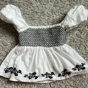 Janie and Jack smocked peasant top